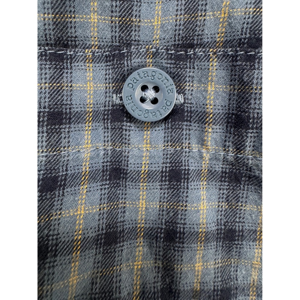 Patagonia Organic Cotton‎ Plaid Button Down Shirt Mens Large Blue 53837 FA19 - Picture 9 of 9